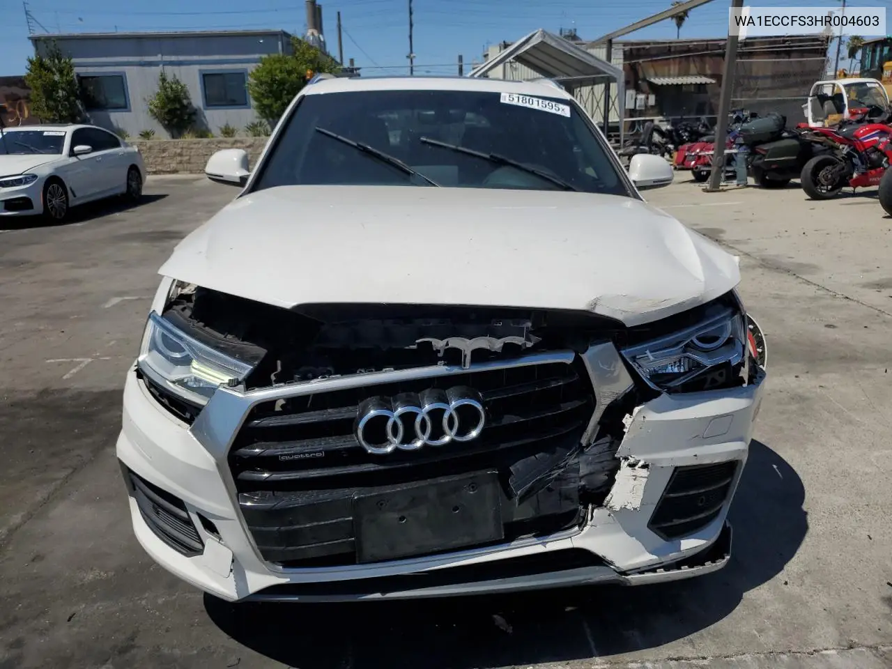 2017 Audi Q3 Premium VIN: WA1ECCFS3HR004603 Lot: 51801595