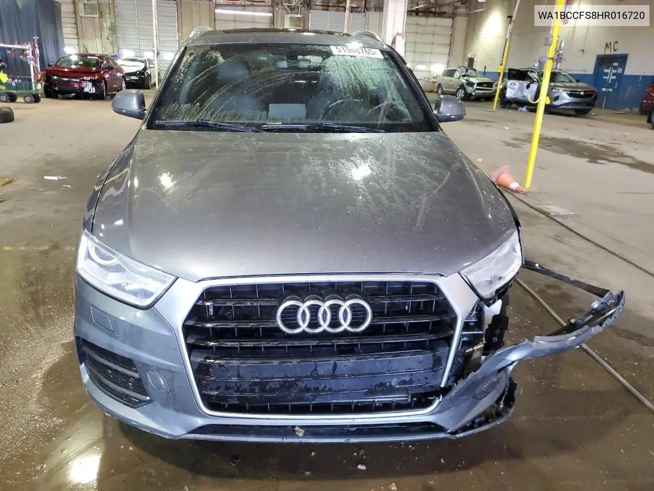2017 Audi Q3 Premium VIN: WA1BCCFS8HR016720 Lot: 51948765