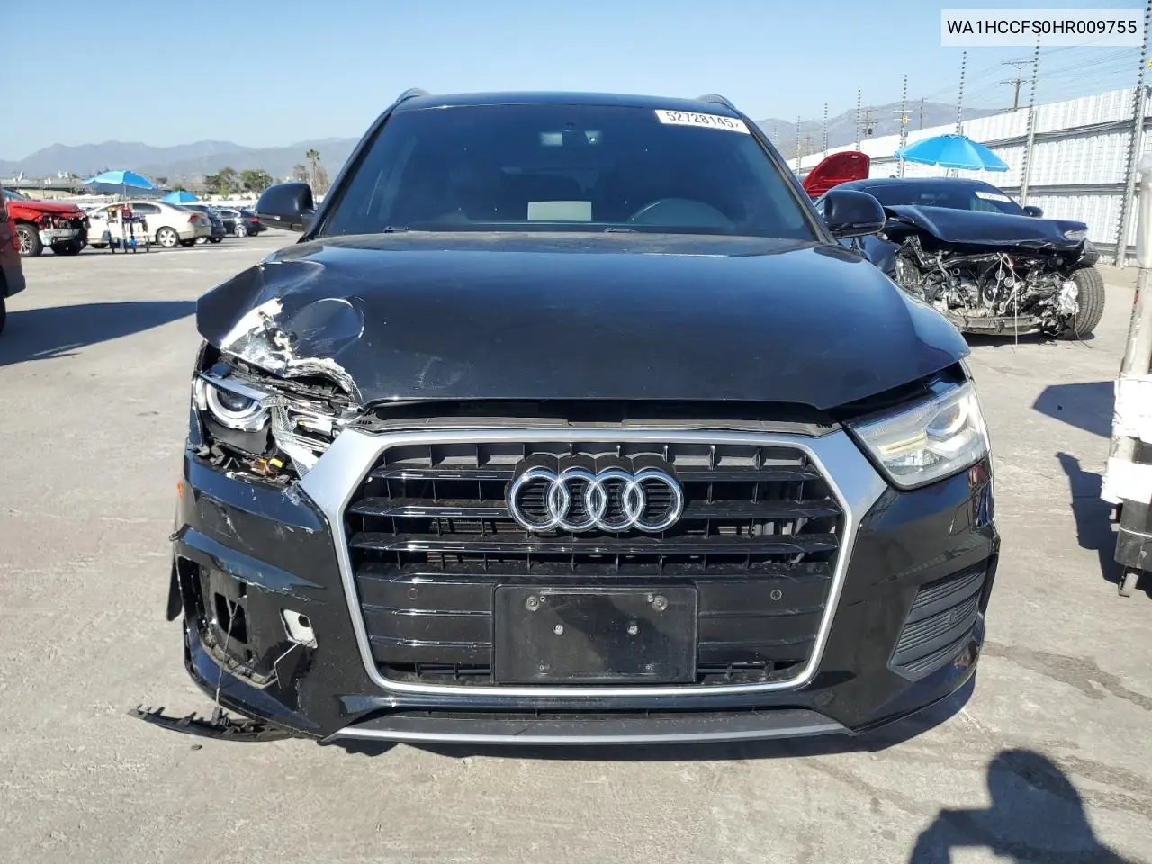 2017 Audi Q3 Premium Plus VIN: WA1HCCFS0HR009755 Lot: 52728145