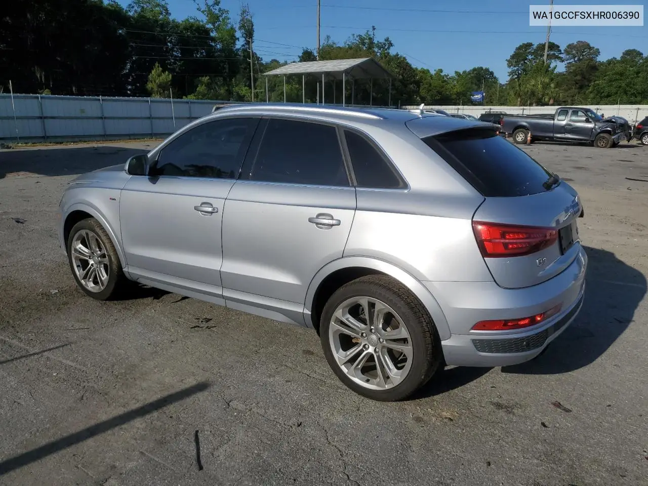 2017 Audi Q3 Prestige VIN: WA1GCCFSXHR006390 Lot: 54836055