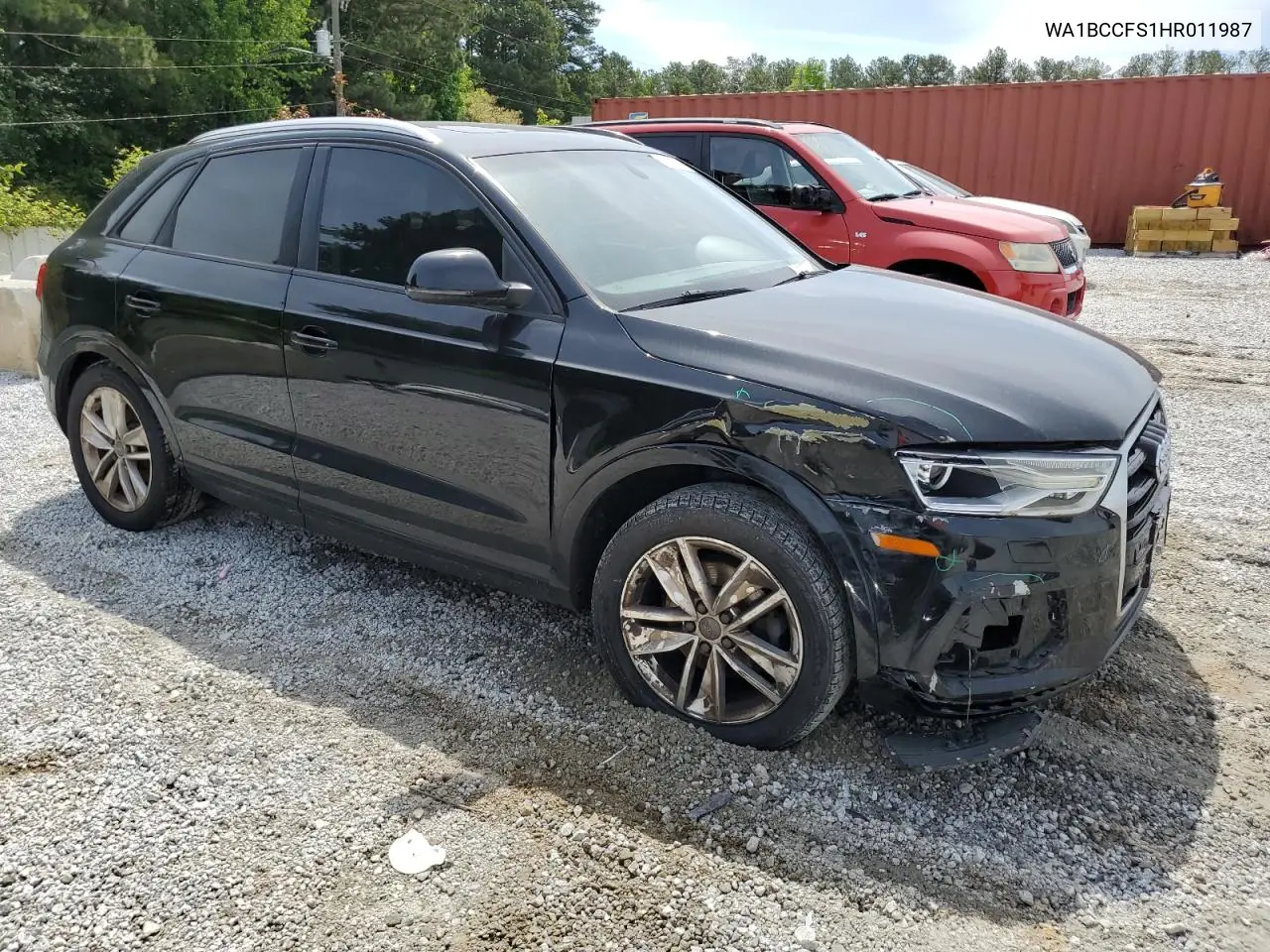 2017 Audi Q3 Premium VIN: WA1BCCFS1HR011987 Lot: 55791495