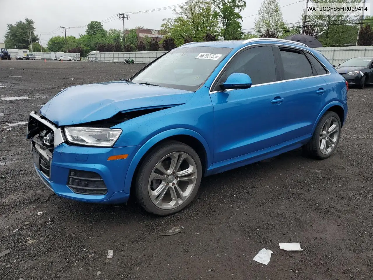 2017 Audi Q3 Premium Plus VIN: WA1JCCFS5HR009414 Lot: 56790155