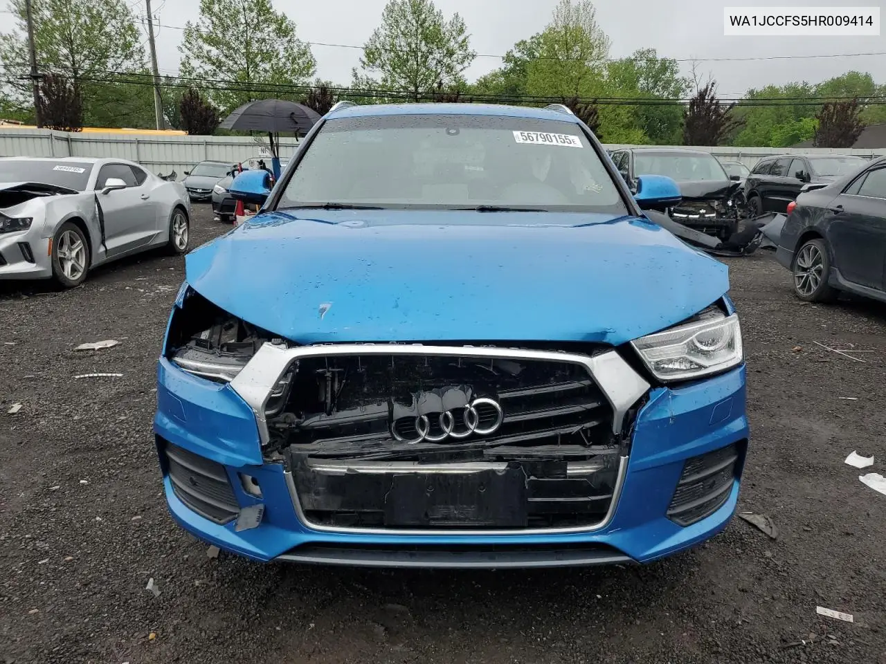2017 Audi Q3 Premium Plus VIN: WA1JCCFS5HR009414 Lot: 56790155