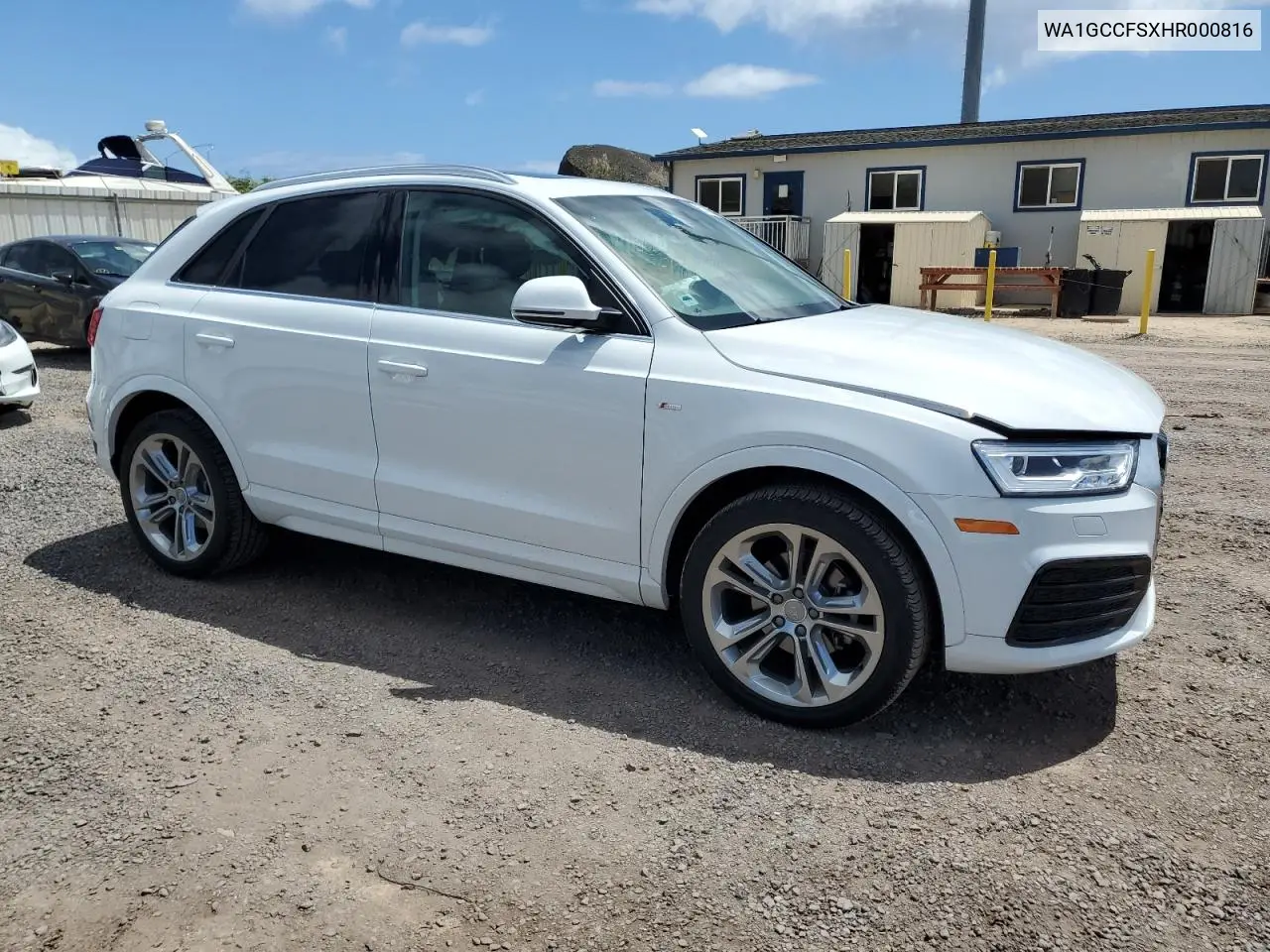 2017 Audi Q3 Prestige VIN: WA1GCCFSXHR000816 Lot: 57408635