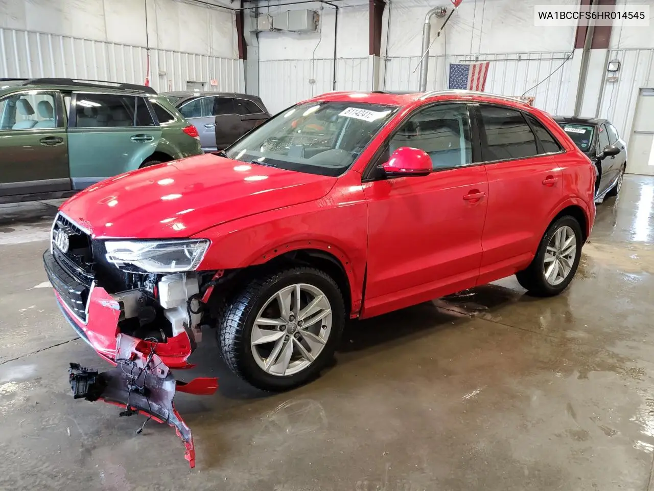 2017 Audi Q3 Premium VIN: WA1BCCFS6HR014545 Lot: 61142415