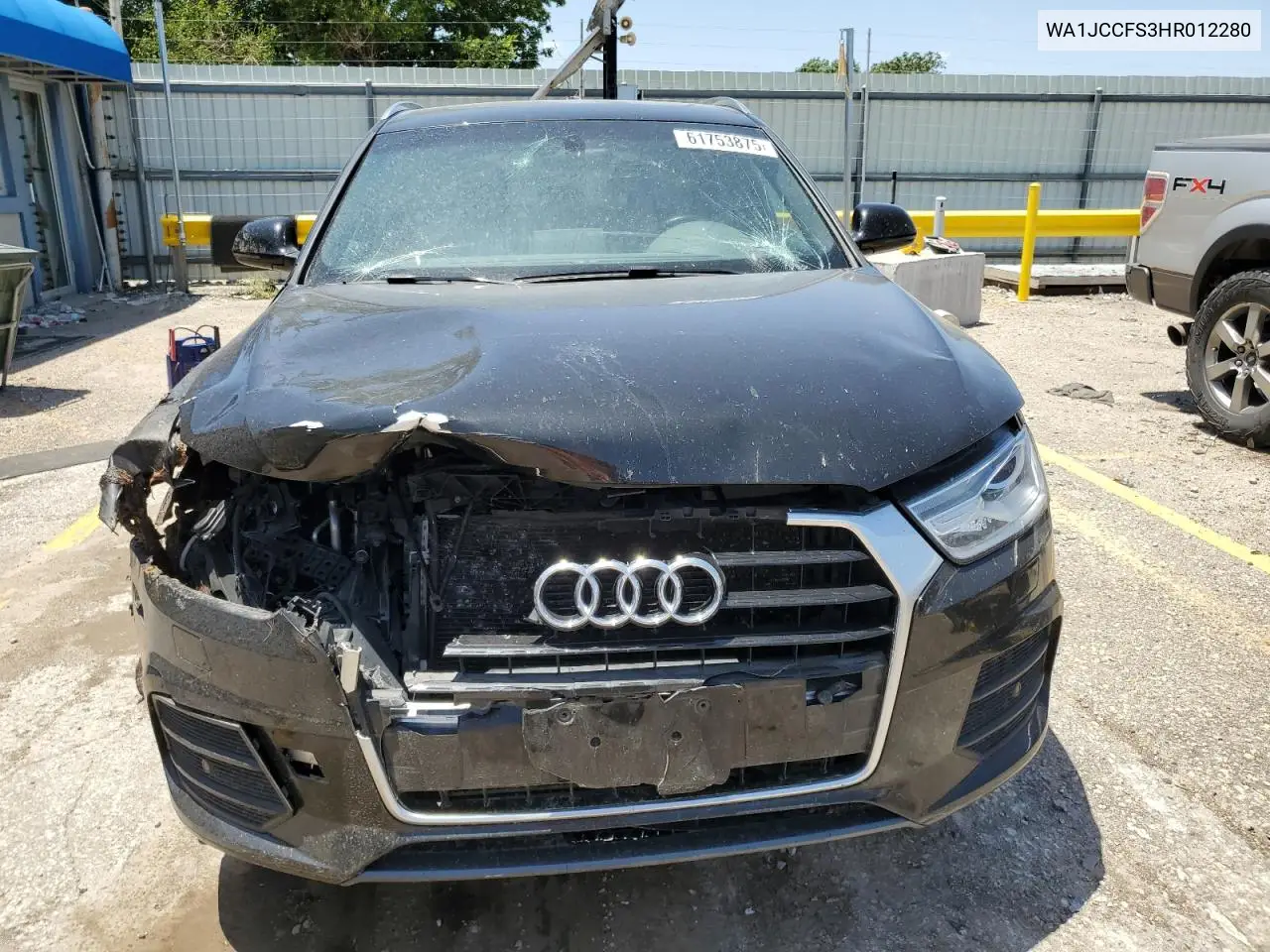 2017 Audi Q3 Premium Plus VIN: WA1JCCFS3HR012280 Lot: 61753875