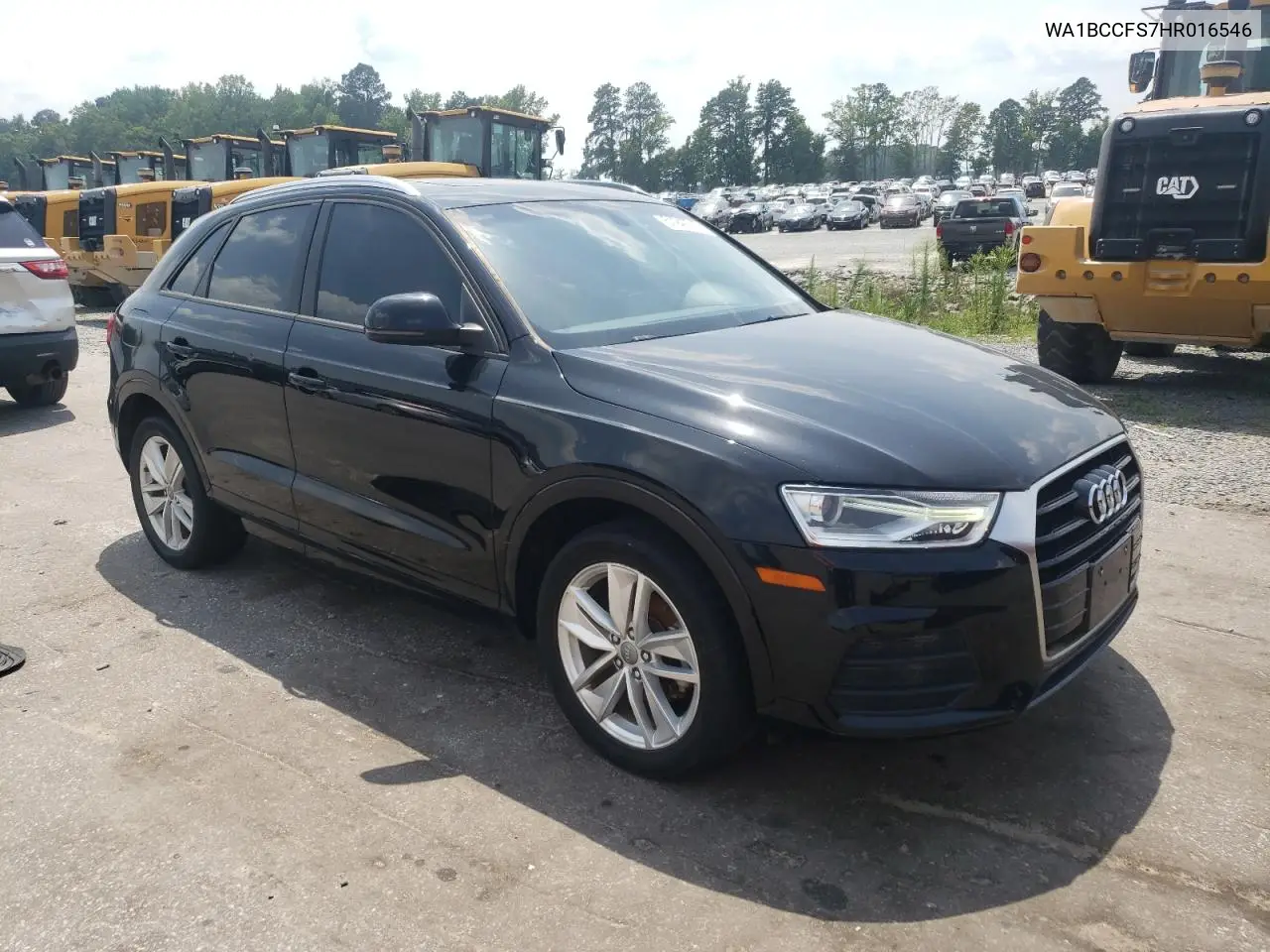 2017 Audi Q3 Premium VIN: WA1BCCFS7HR016546 Lot: 61943715