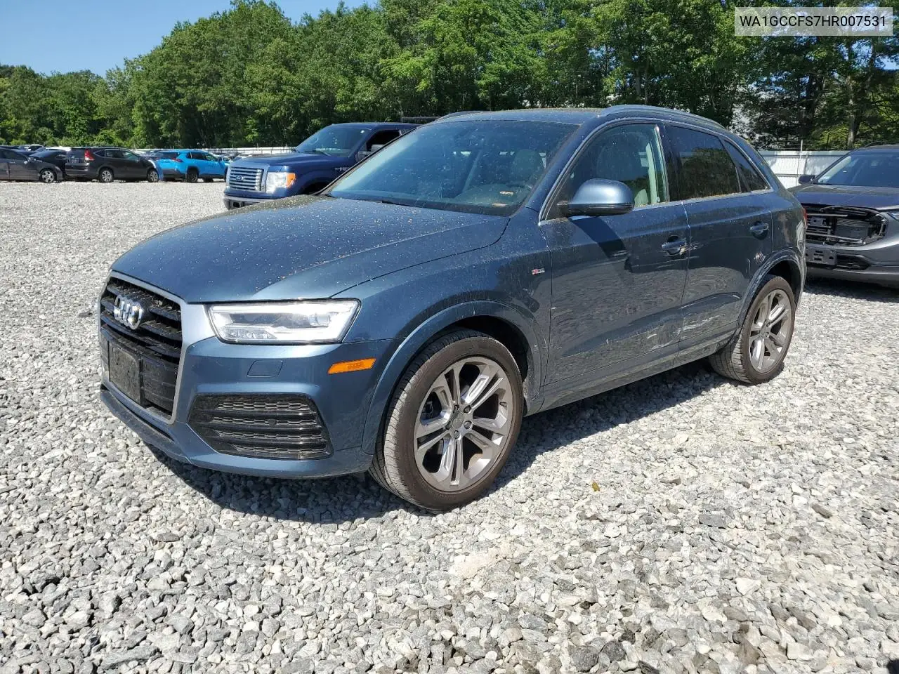 2017 Audi Q3 Prestige VIN: WA1GCCFS7HR007531 Lot: 62000965