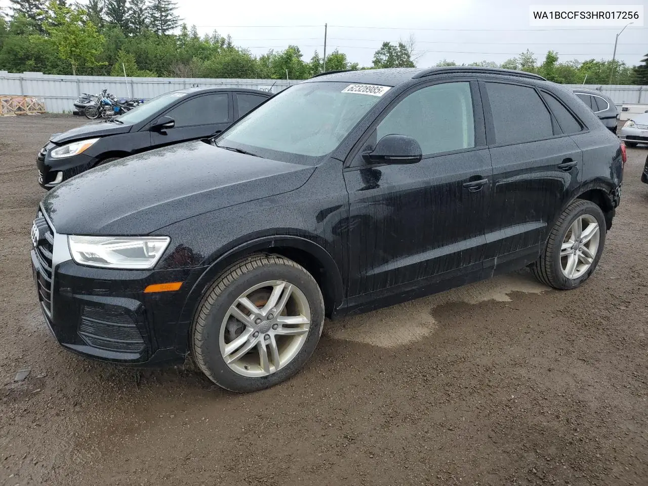 2017 Audi Q3 Premium VIN: WA1BCCFS3HR017256 Lot: 62328985