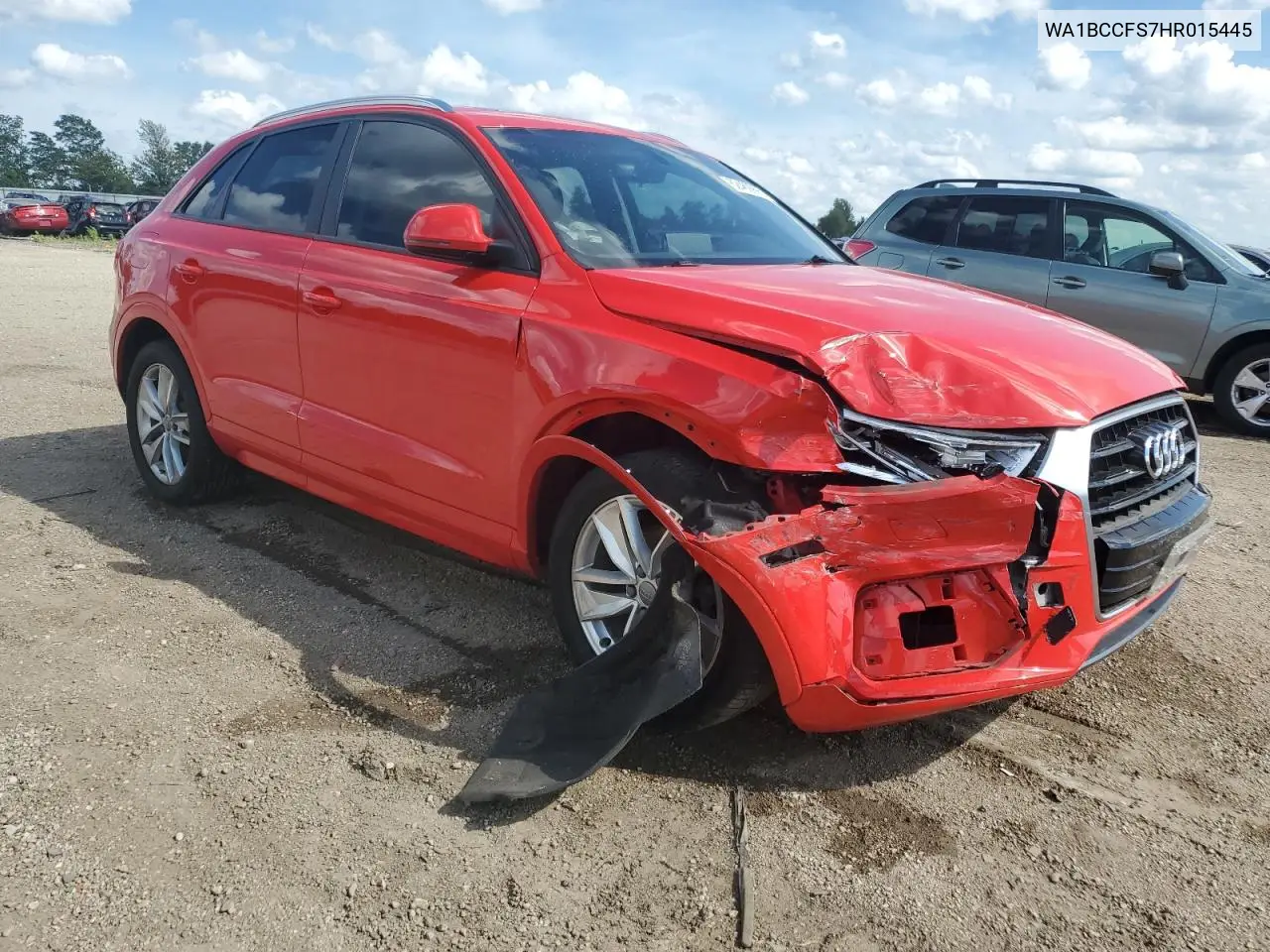 2017 Audi Q3 Premium VIN: WA1BCCFS7HR015445 Lot: 62469995