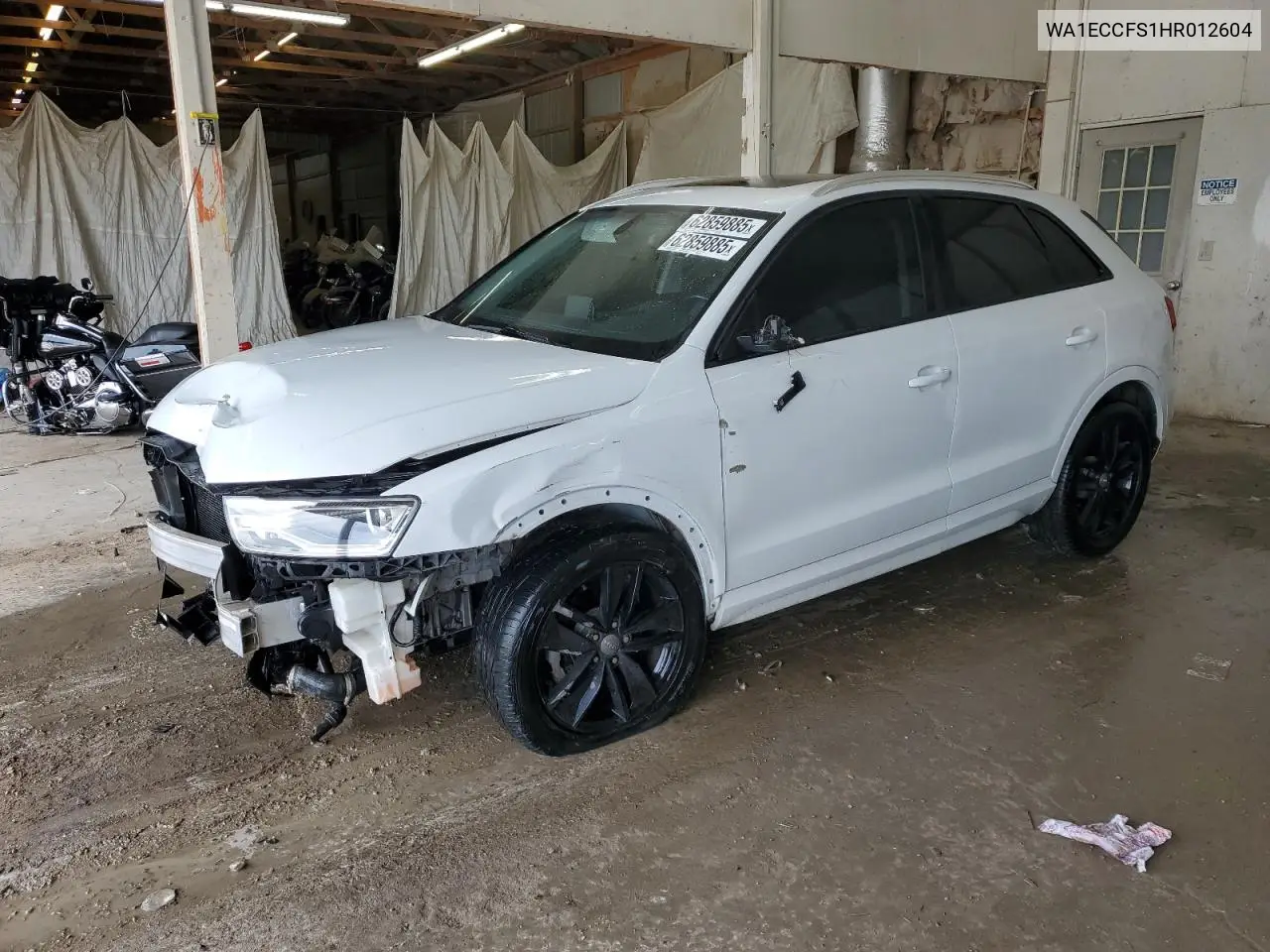 2017 Audi Q3 Premium VIN: WA1ECCFS1HR012604 Lot: 62859885
