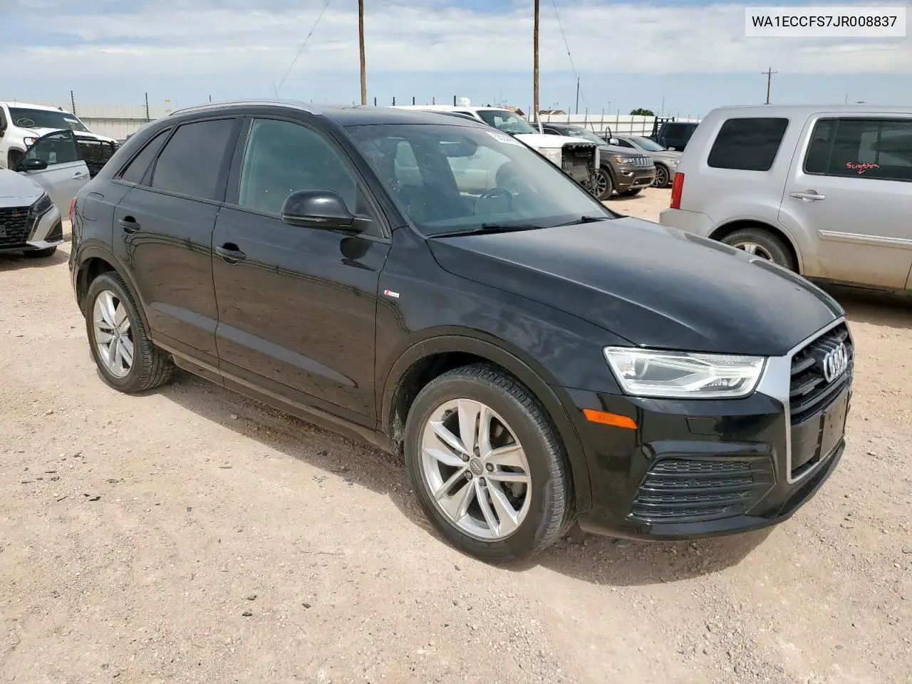 2018 Audi Q3 Premium VIN: WA1ECCFS7JR008837 Lot: 56244185