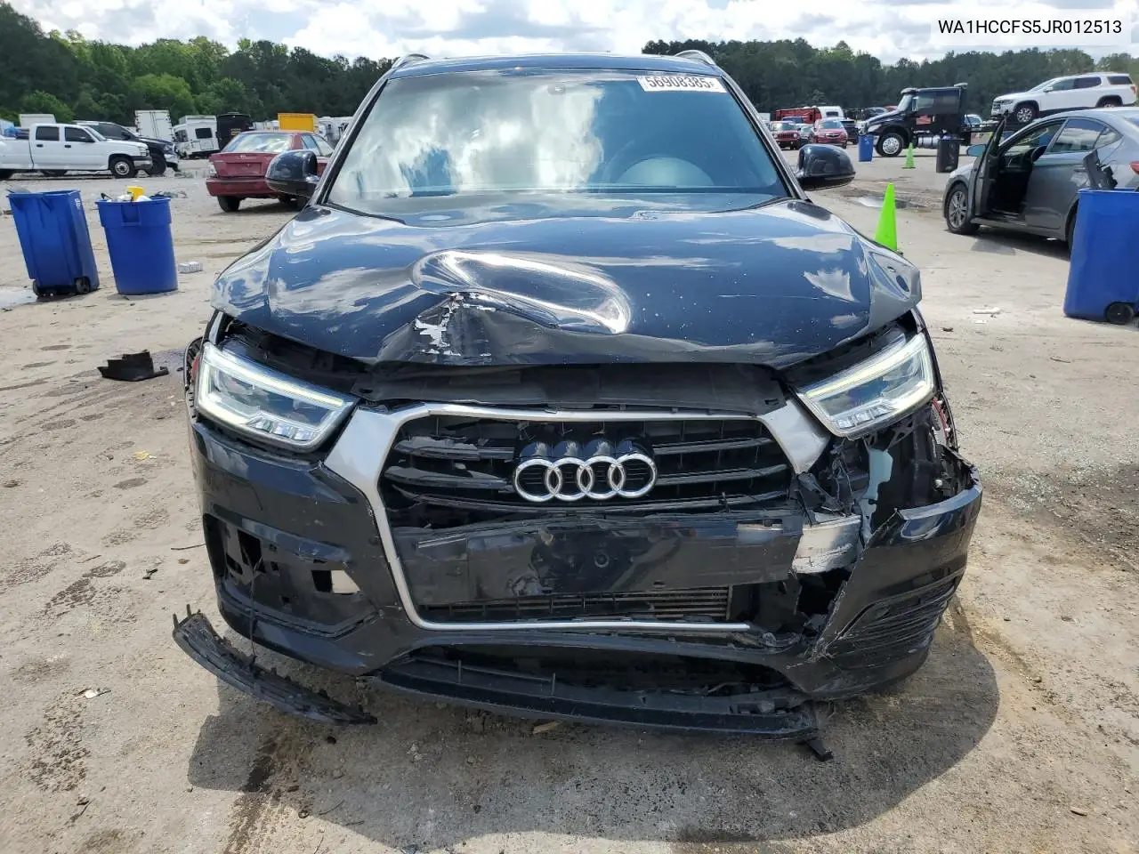 2018 Audi Q3 Premium Plus VIN: WA1HCCFS5JR012513 Lot: 56908385