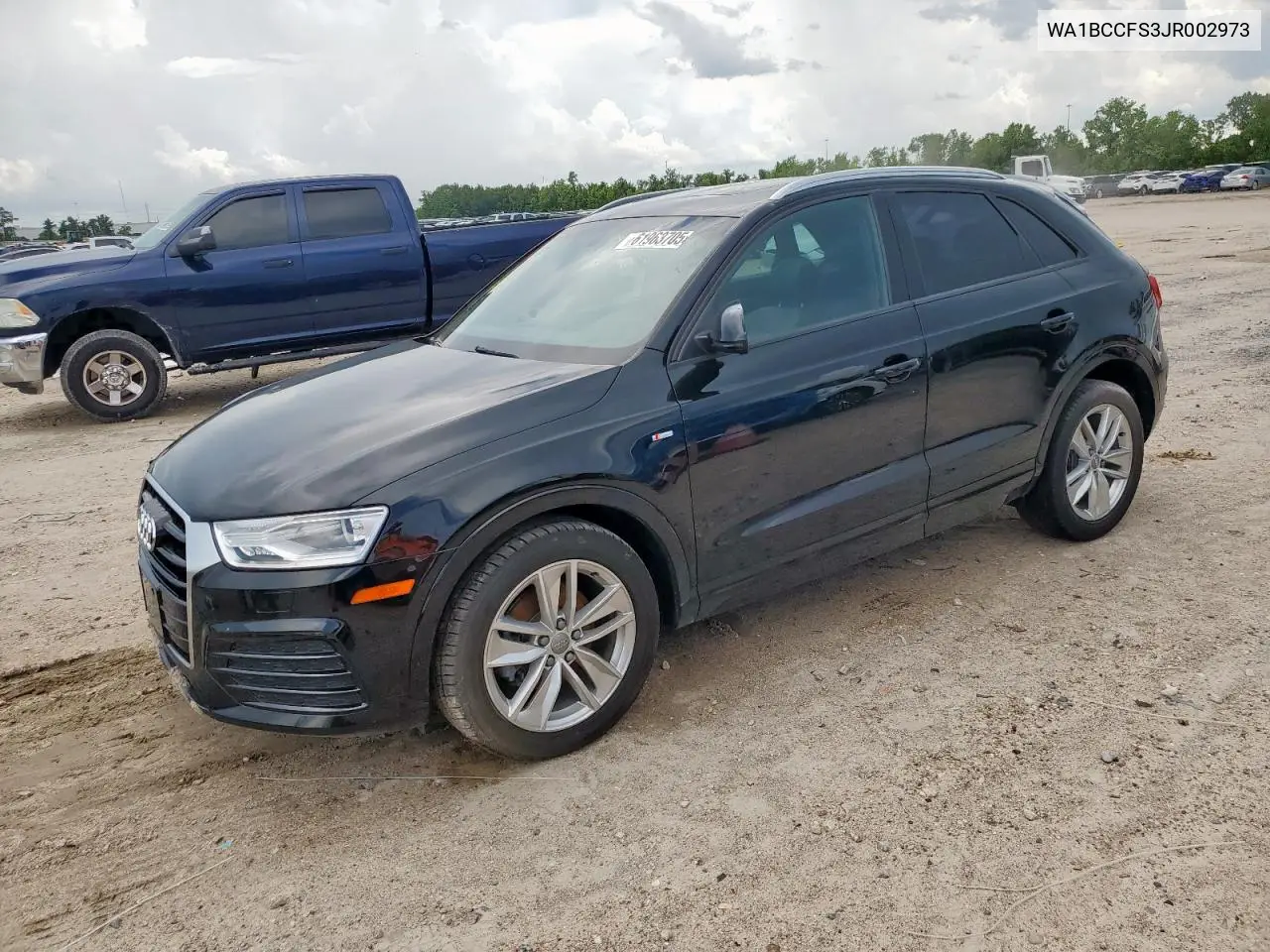 2018 Audi Q3 Premium VIN: WA1BCCFS3JR002973 Lot: 61963705
