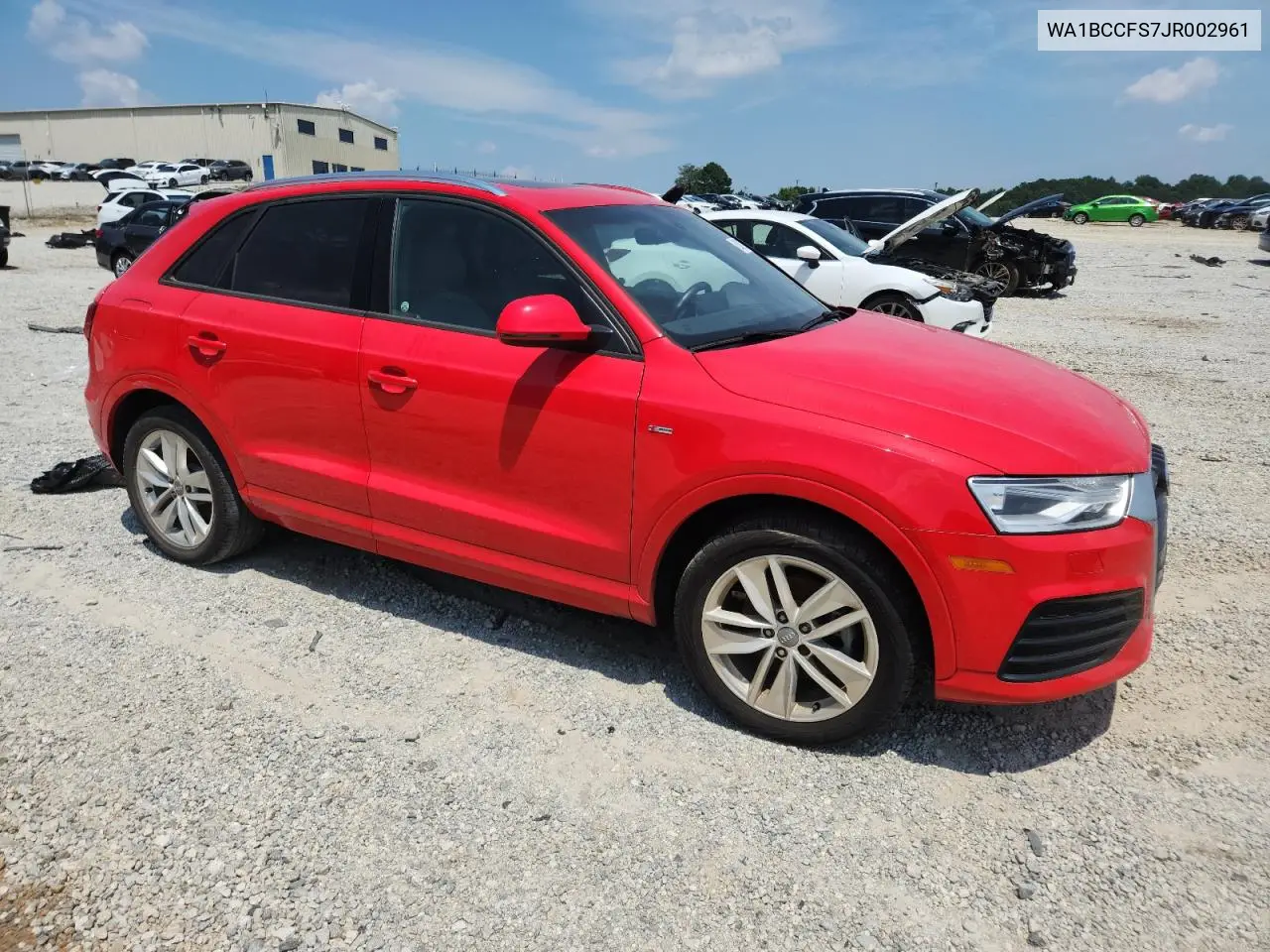 2018 Audi Q3 Premium VIN: WA1BCCFS7JR002961 Lot: 62087185