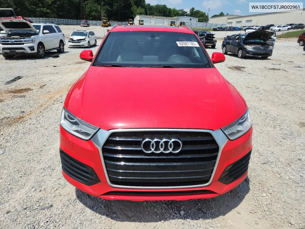 2018 Audi Q3 Premium VIN: WA1BCCFS7JR002961 Lot: 62087185