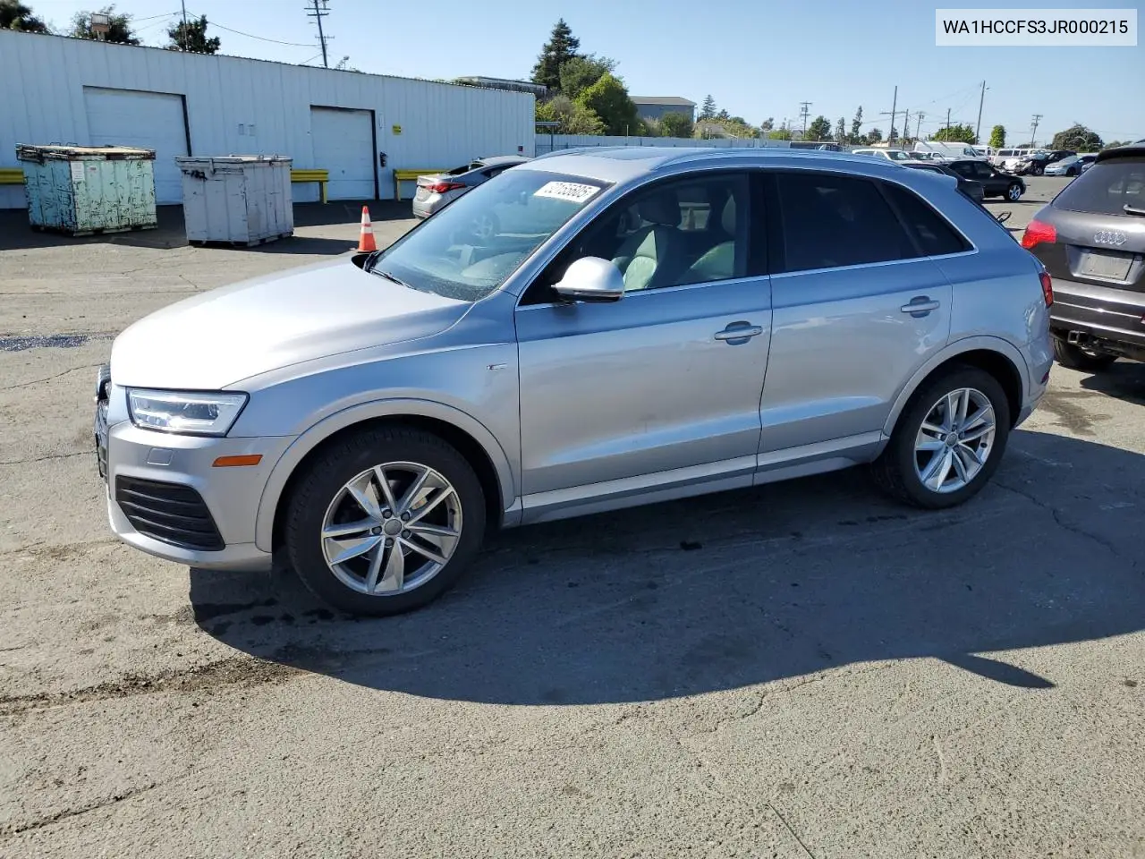 2018 Audi Q3 Premium Plus VIN: WA1HCCFS3JR000215 Lot: 62155605