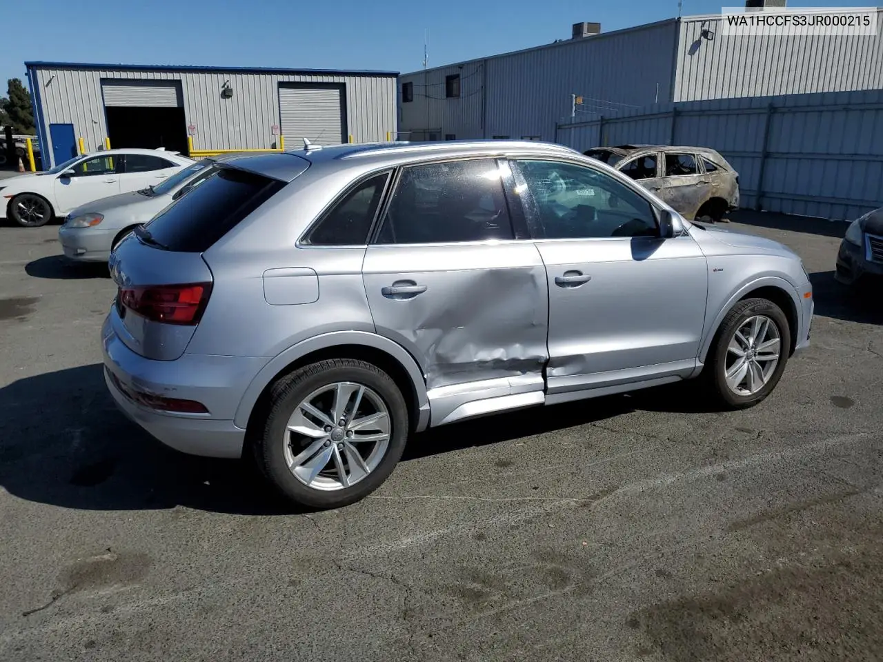 2018 Audi Q3 Premium Plus VIN: WA1HCCFS3JR000215 Lot: 62155605
