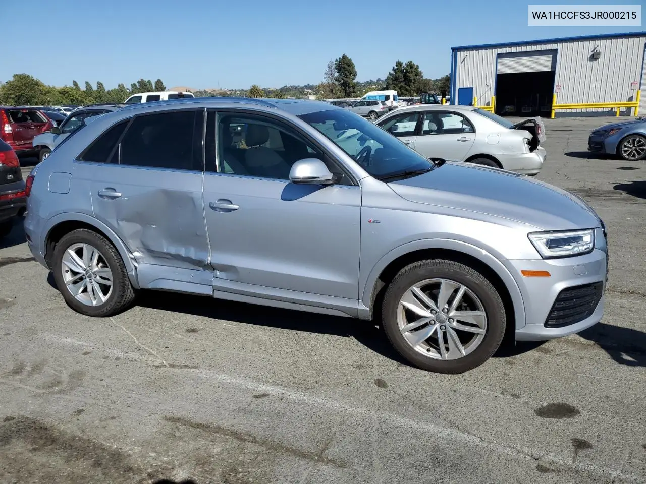 2018 Audi Q3 Premium Plus VIN: WA1HCCFS3JR000215 Lot: 62155605