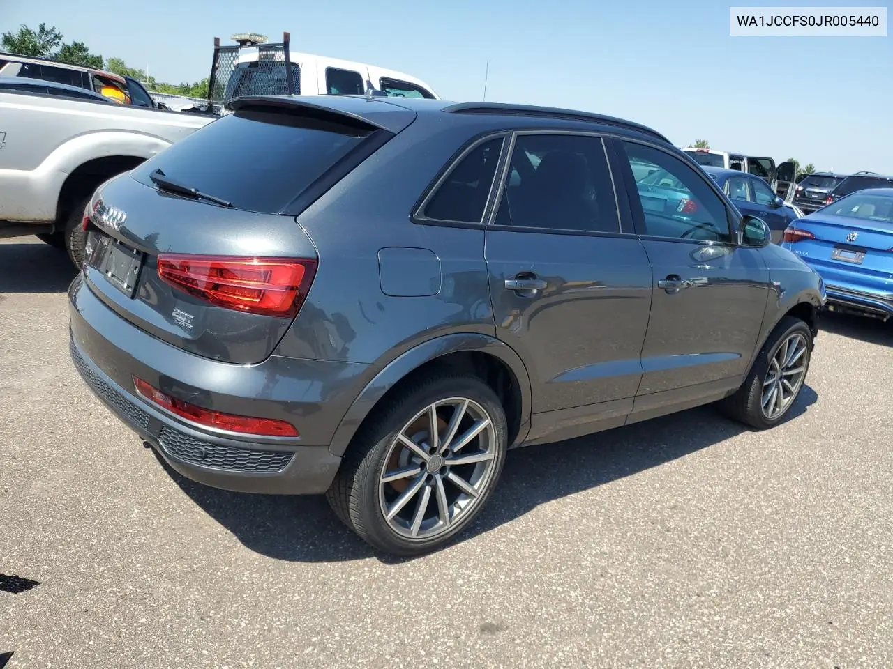 2018 Audi Q3 Premium Plus VIN: WA1JCCFS0JR005440 Lot: 62754985