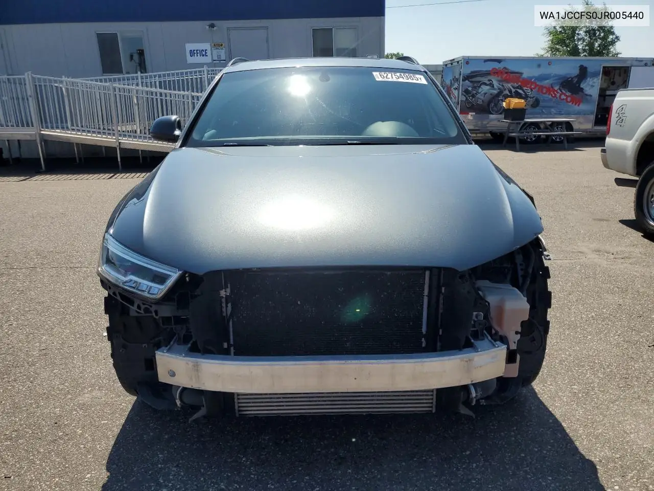 2018 Audi Q3 Premium Plus VIN: WA1JCCFS0JR005440 Lot: 62754985