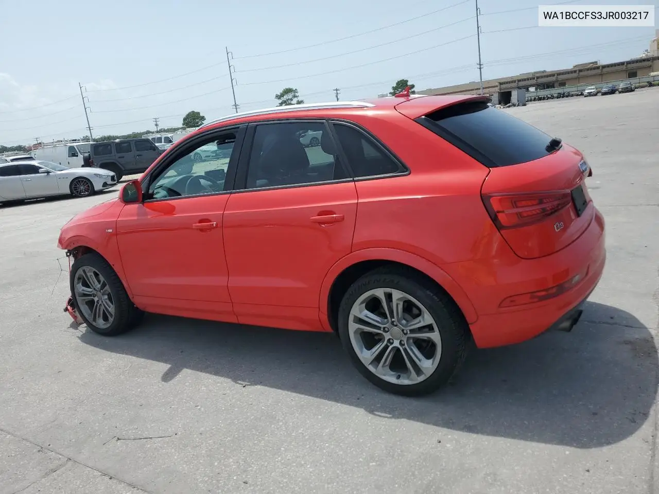 2018 Audi Q3 Premium VIN: WA1BCCFS3JR003217 Lot: 63286865