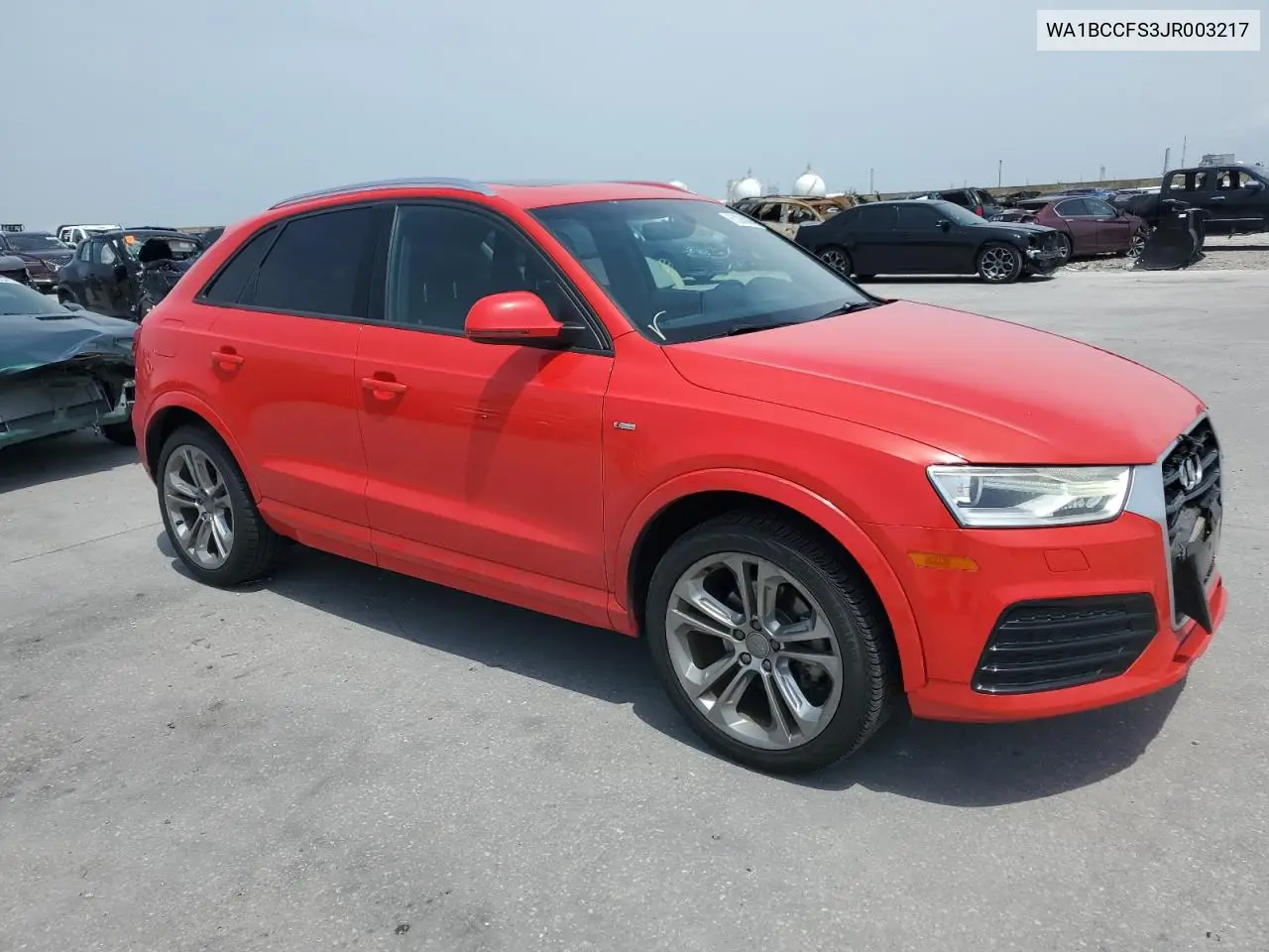 2018 Audi Q3 Premium VIN: WA1BCCFS3JR003217 Lot: 63286865