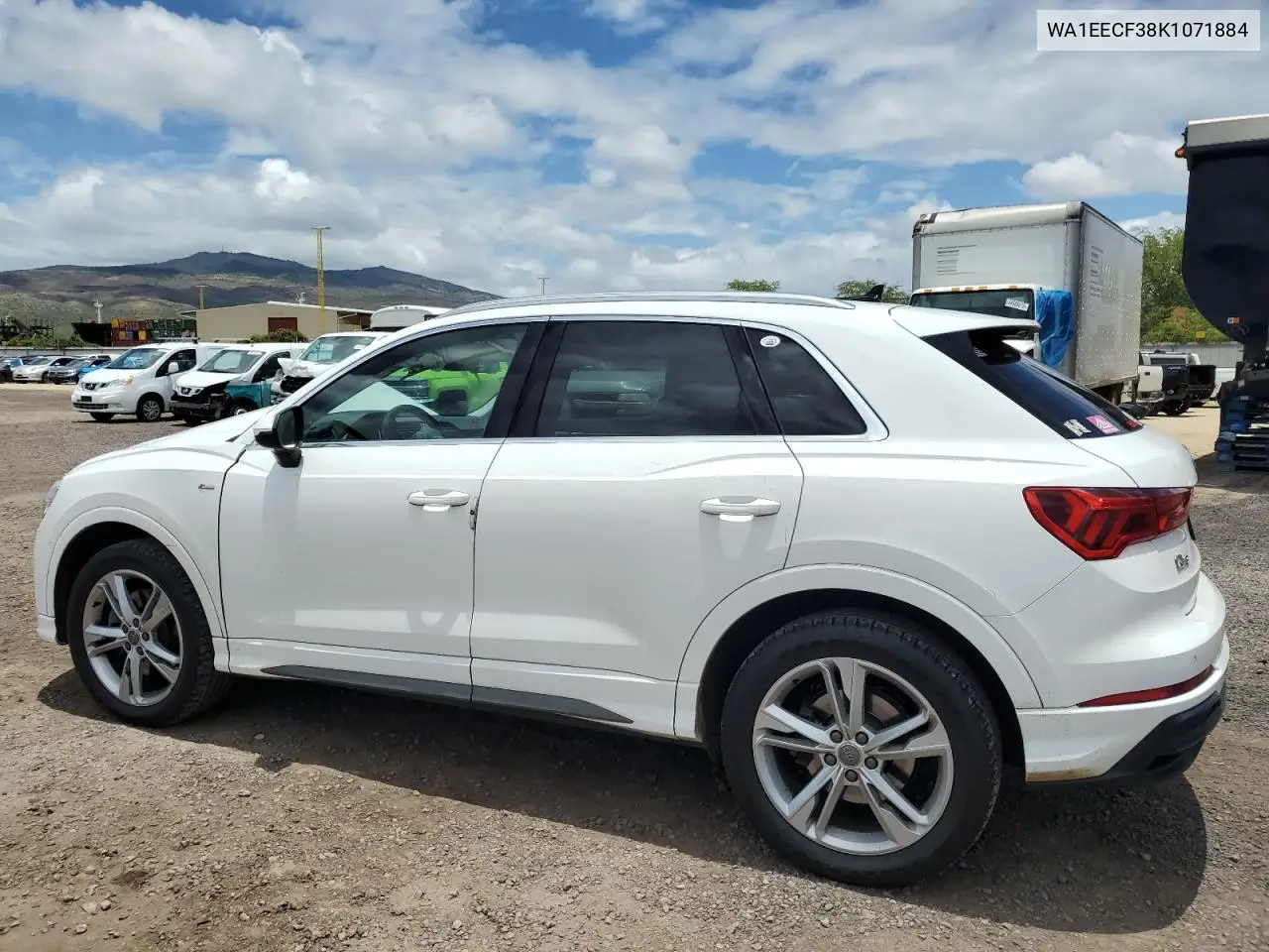 2019 Audi Q3 Premium Plus S-Line VIN: WA1EECF38K1071884 Lot: 57313075