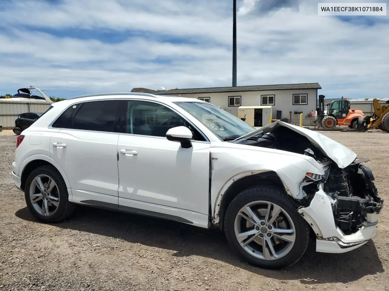 2019 Audi Q3 Premium Plus S-Line VIN: WA1EECF38K1071884 Lot: 57313075