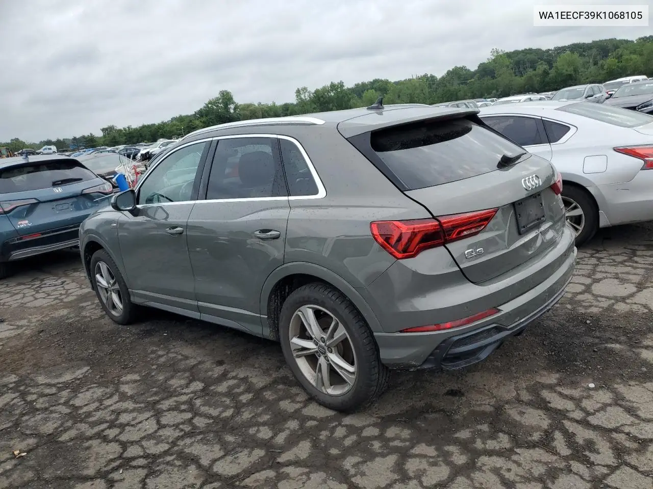2019 Audi Q3 Premium Plus S-Line VIN: WA1EECF39K1068105 Lot: 62378405