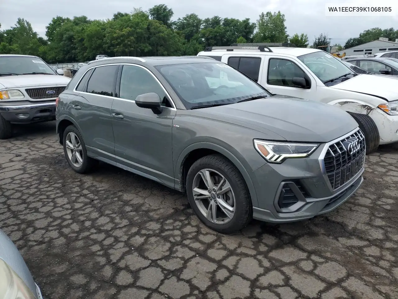 2019 Audi Q3 Premium Plus S-Line VIN: WA1EECF39K1068105 Lot: 62378405