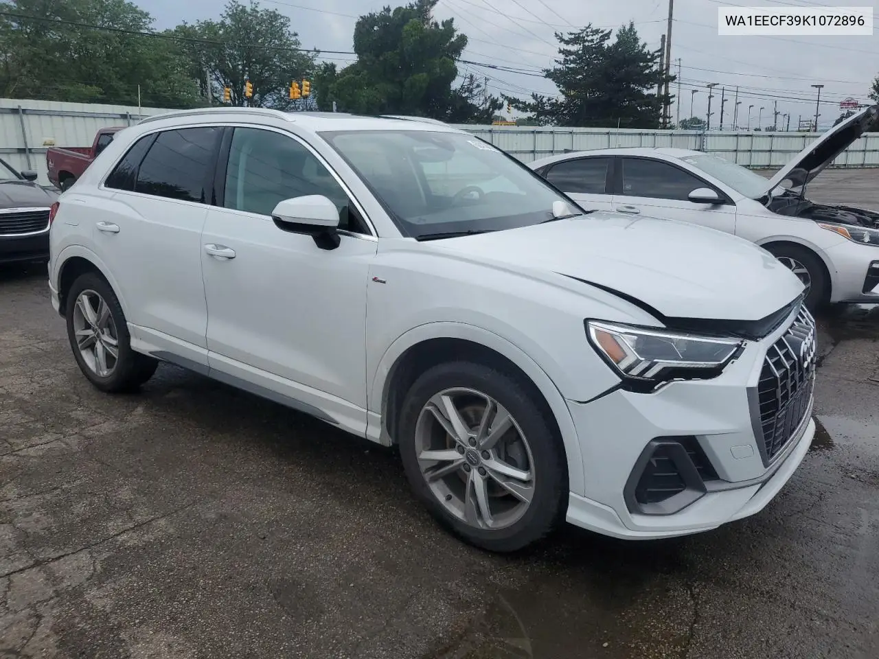 2019 Audi Q3 Premium Plus S-Line VIN: WA1EECF39K1072896 Lot: 62478825