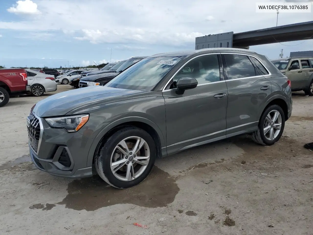 2020 Audi Q3 Premium S Line VIN: WA1DECF38L1076385 Lot: 47289355