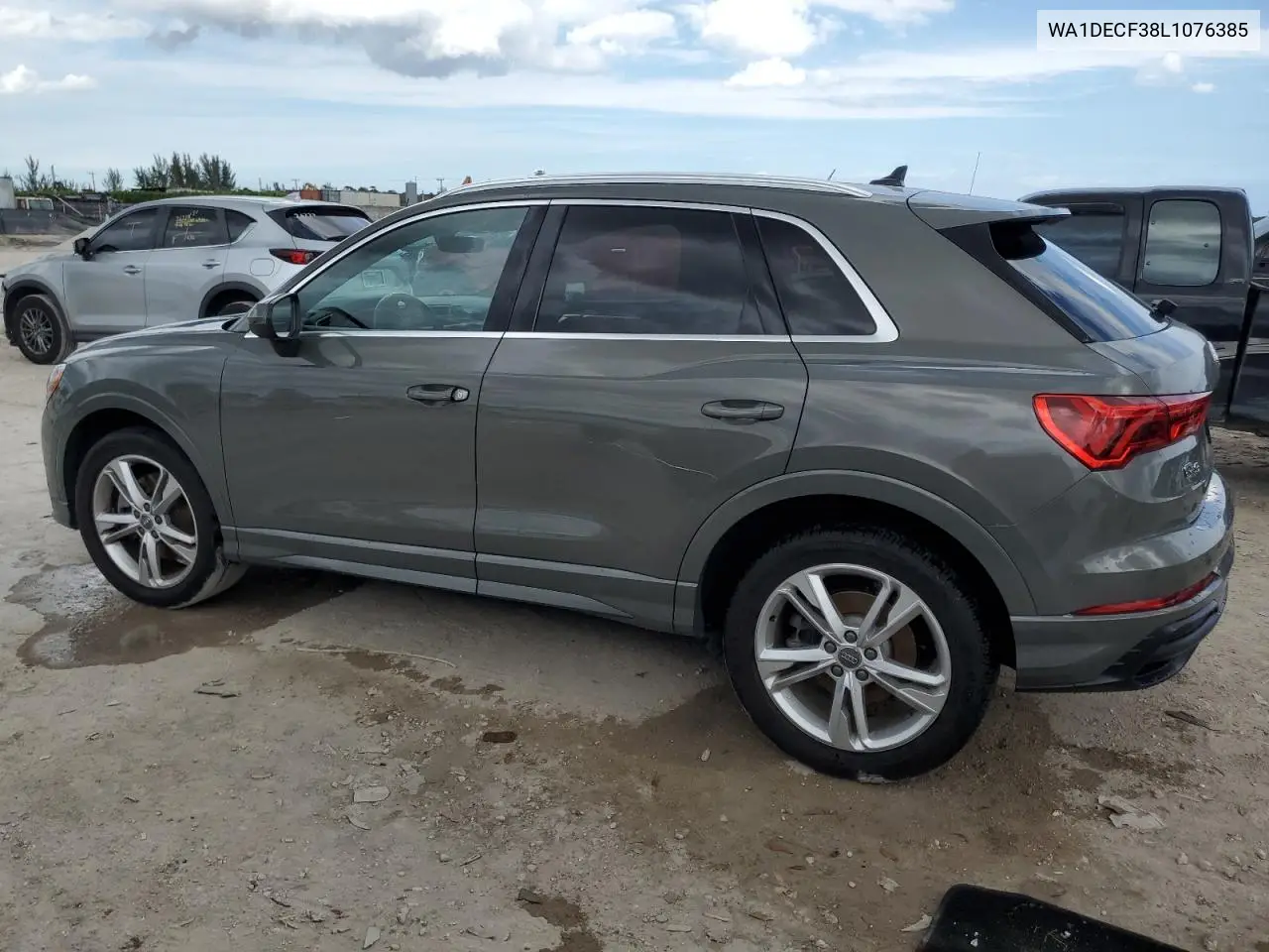 2020 Audi Q3 Premium S Line VIN: WA1DECF38L1076385 Lot: 47289355