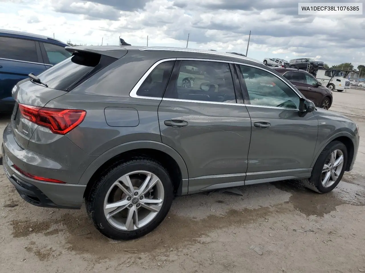 2020 Audi Q3 Premium S Line VIN: WA1DECF38L1076385 Lot: 47289355