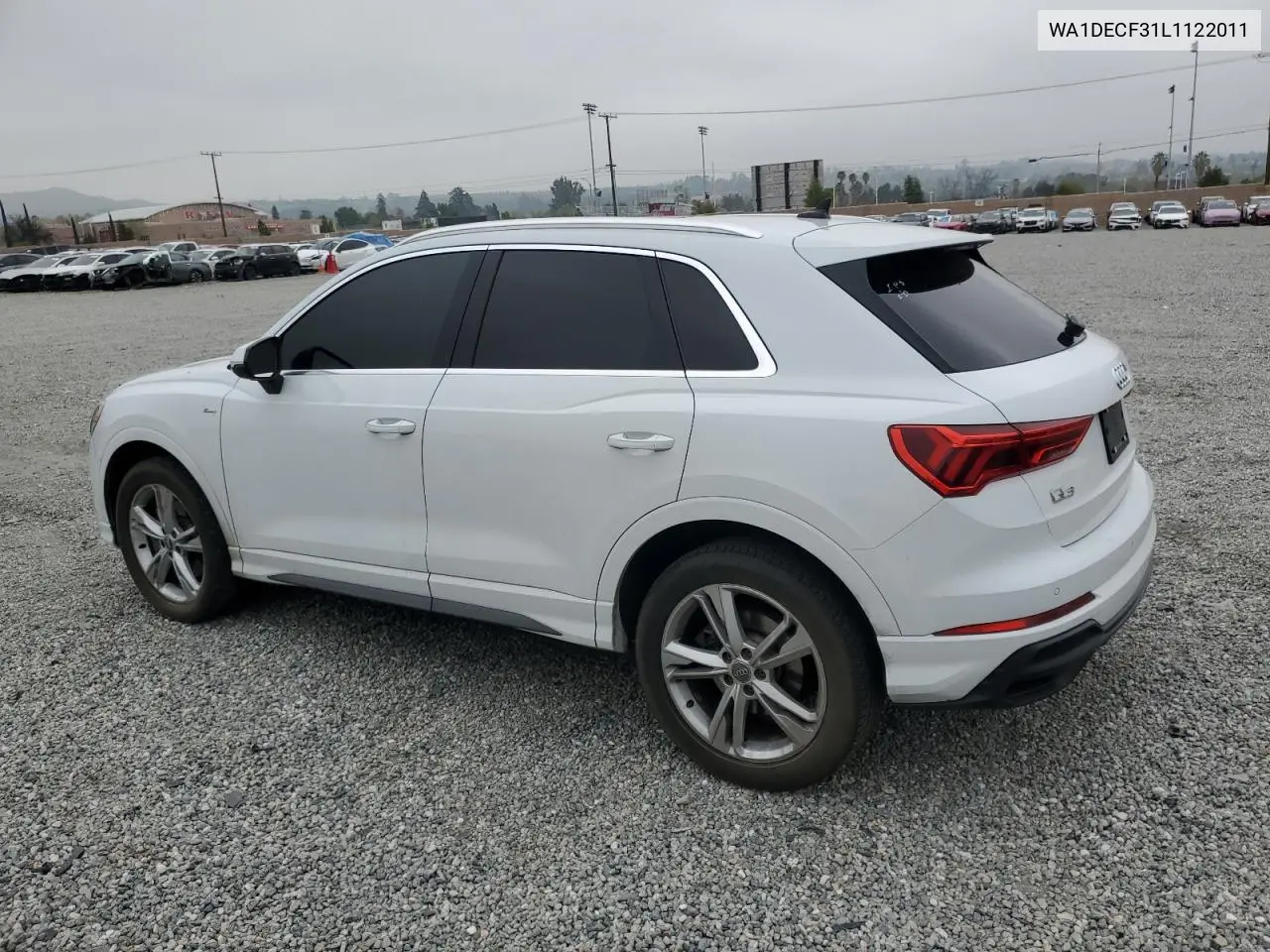 2020 Audi Q3 Premium S Line VIN: WA1DECF31L1122011 Lot: 50725195