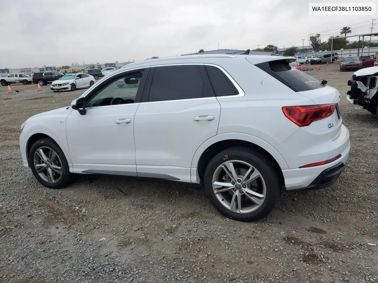 2020 Audi Q3 Premium Plus S-Line VIN: WA1EECF38L1103850 Lot: 50740425