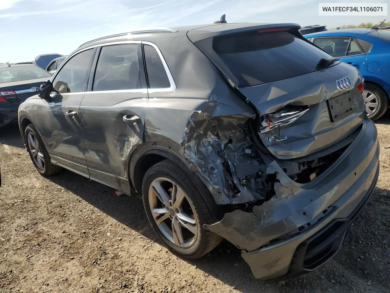 2020 Audi Q3 Prestige S-Line VIN: WA1FECF34L1106071 Lot: 55766115