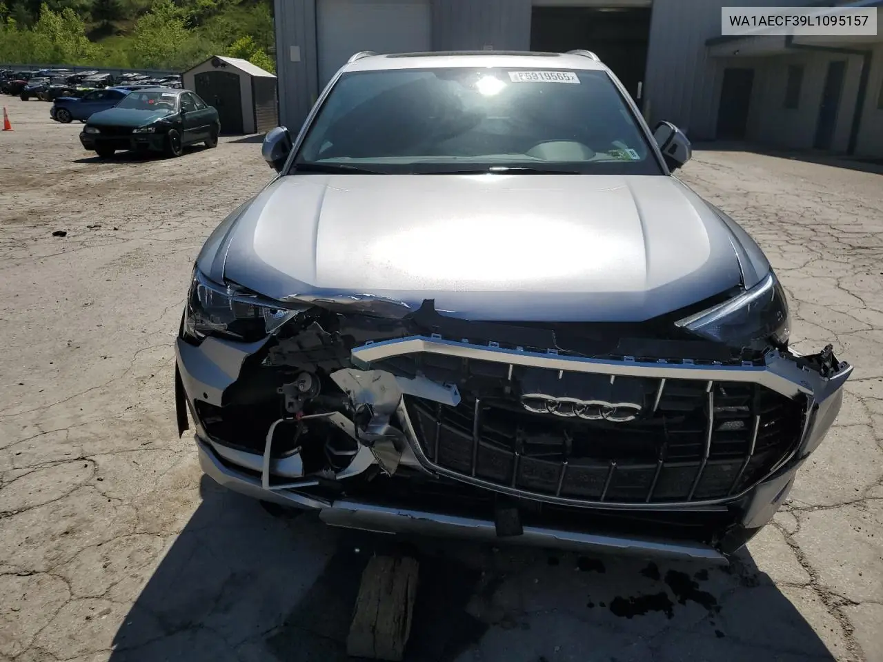 2020 Audi Q3 Premium VIN: WA1AECF39L1095157 Lot: 55919565