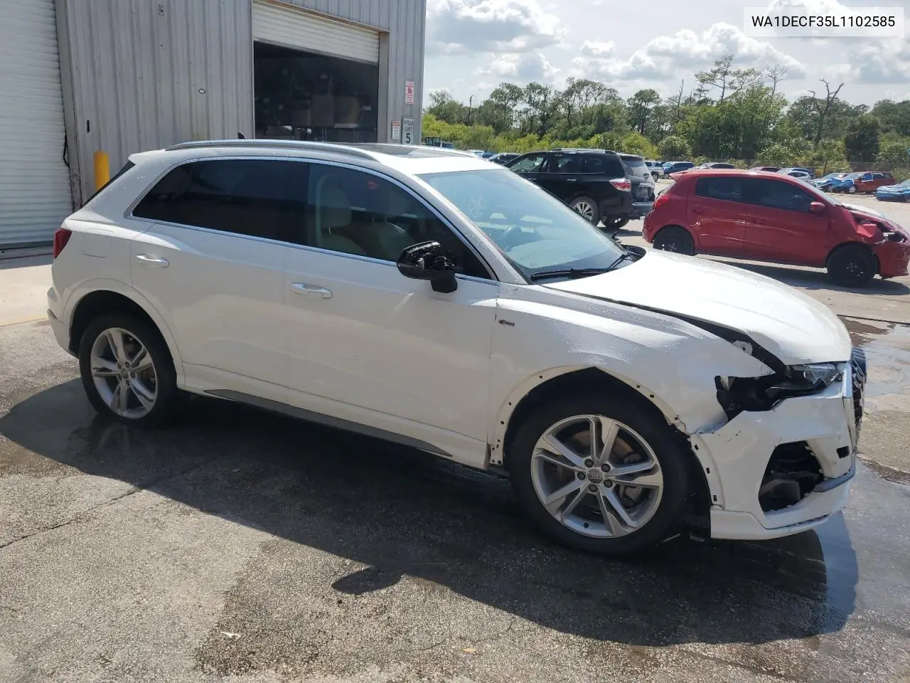2020 Audi Q3 Premium S Line VIN: WA1DECF35L1102585 Lot: 55973165