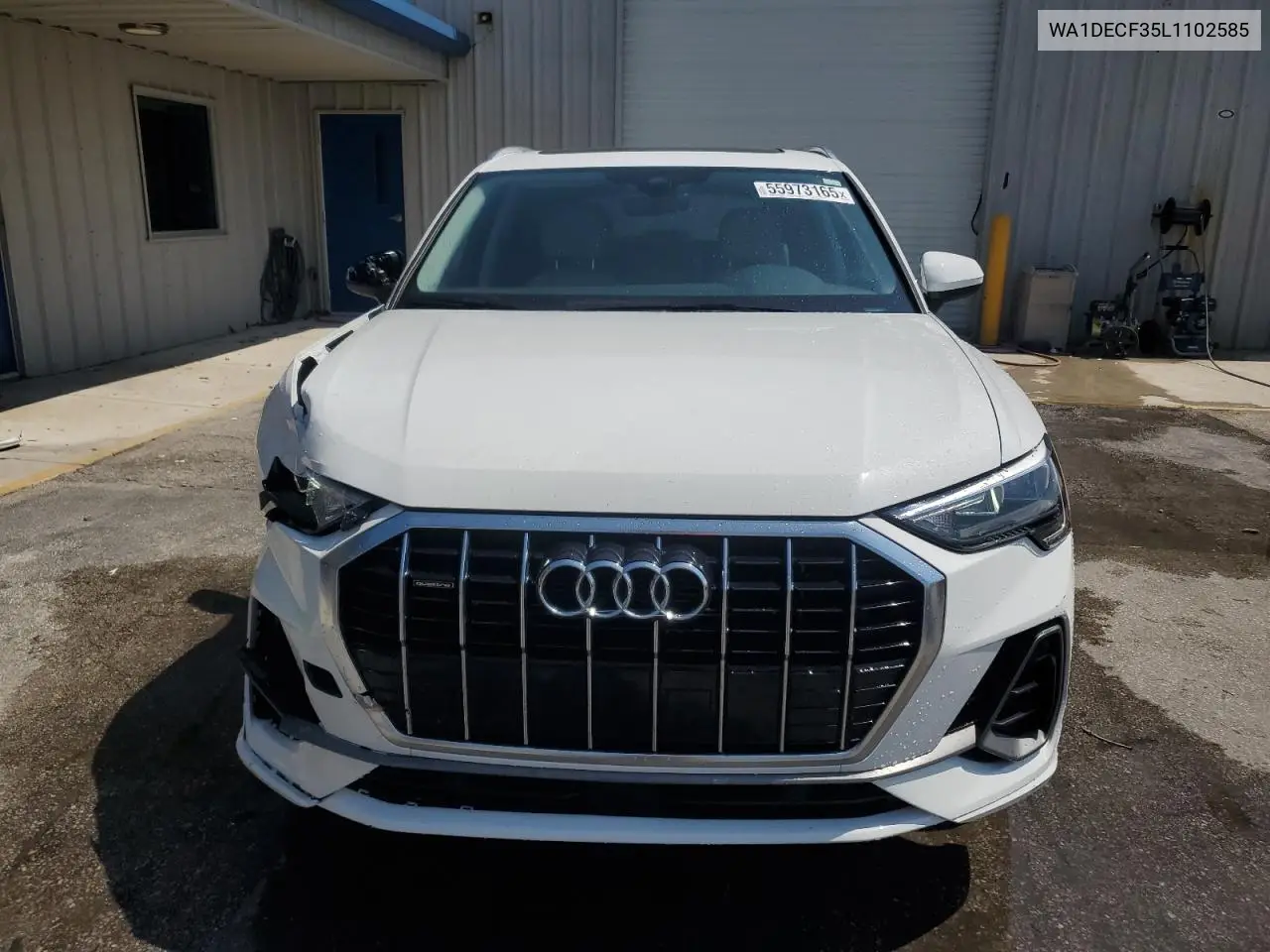 2020 Audi Q3 Premium S Line VIN: WA1DECF35L1102585 Lot: 55973165