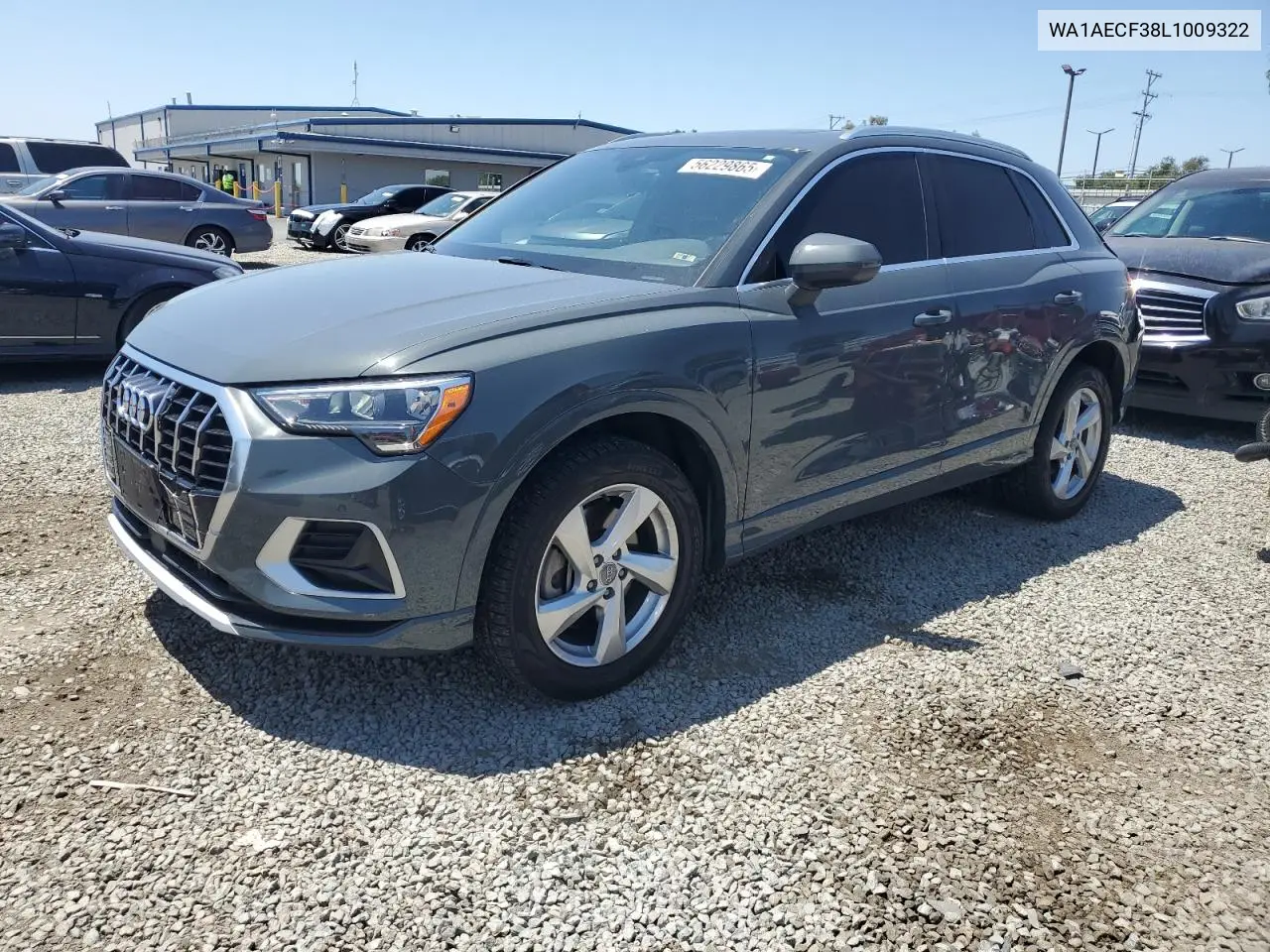 2020 Audi Q3 Premium VIN: WA1AECF38L1009322 Lot: 56229865