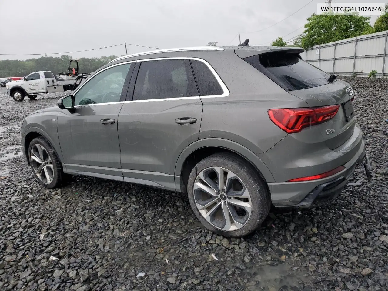 2020 Audi Q3 Prestige S-Line VIN: WA1FECF31L1026646 Lot: 56642355