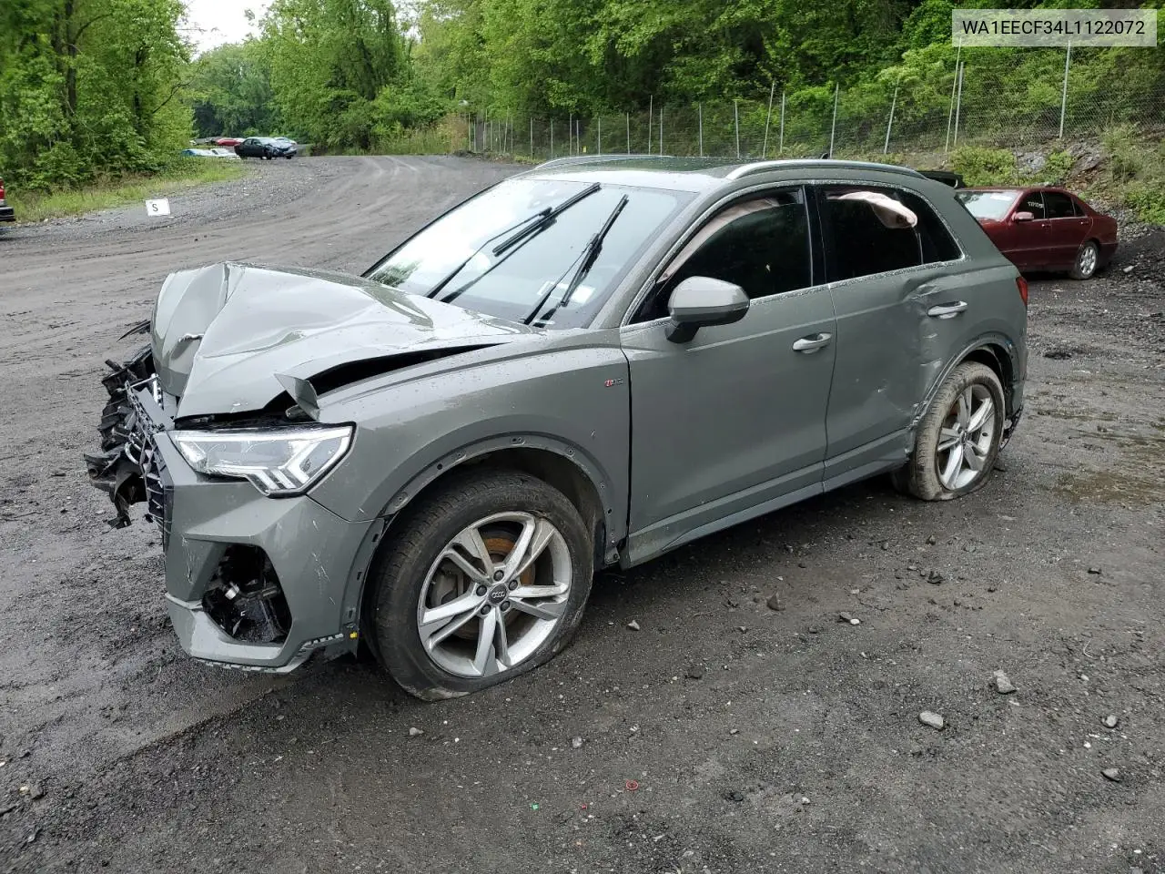 2020 Audi Q3 Premium Plus S-Line VIN: WA1EECF34L1122072 Lot: 56683865