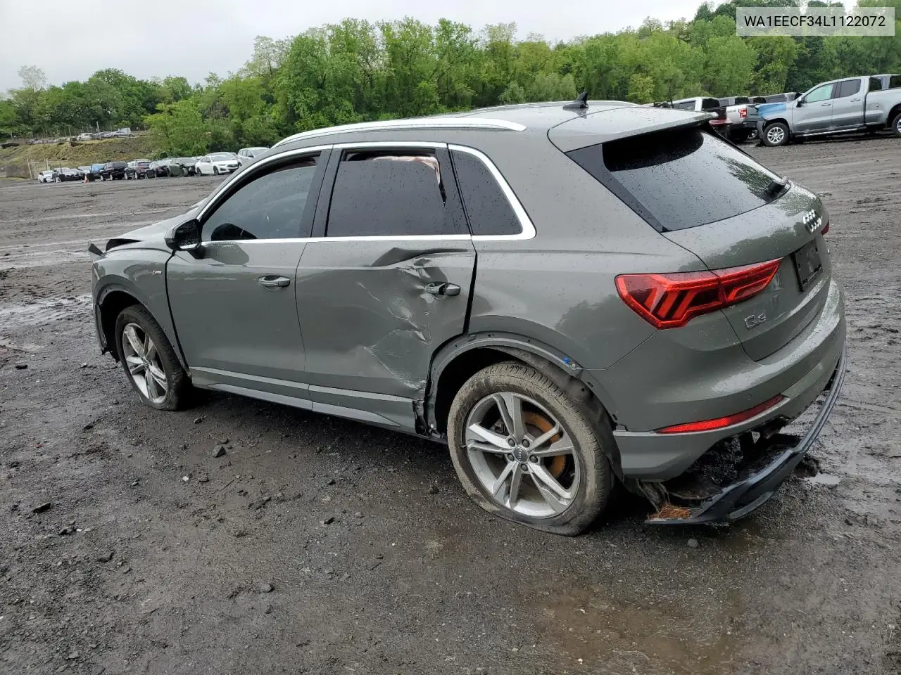 2020 Audi Q3 Premium Plus S-Line VIN: WA1EECF34L1122072 Lot: 56683865