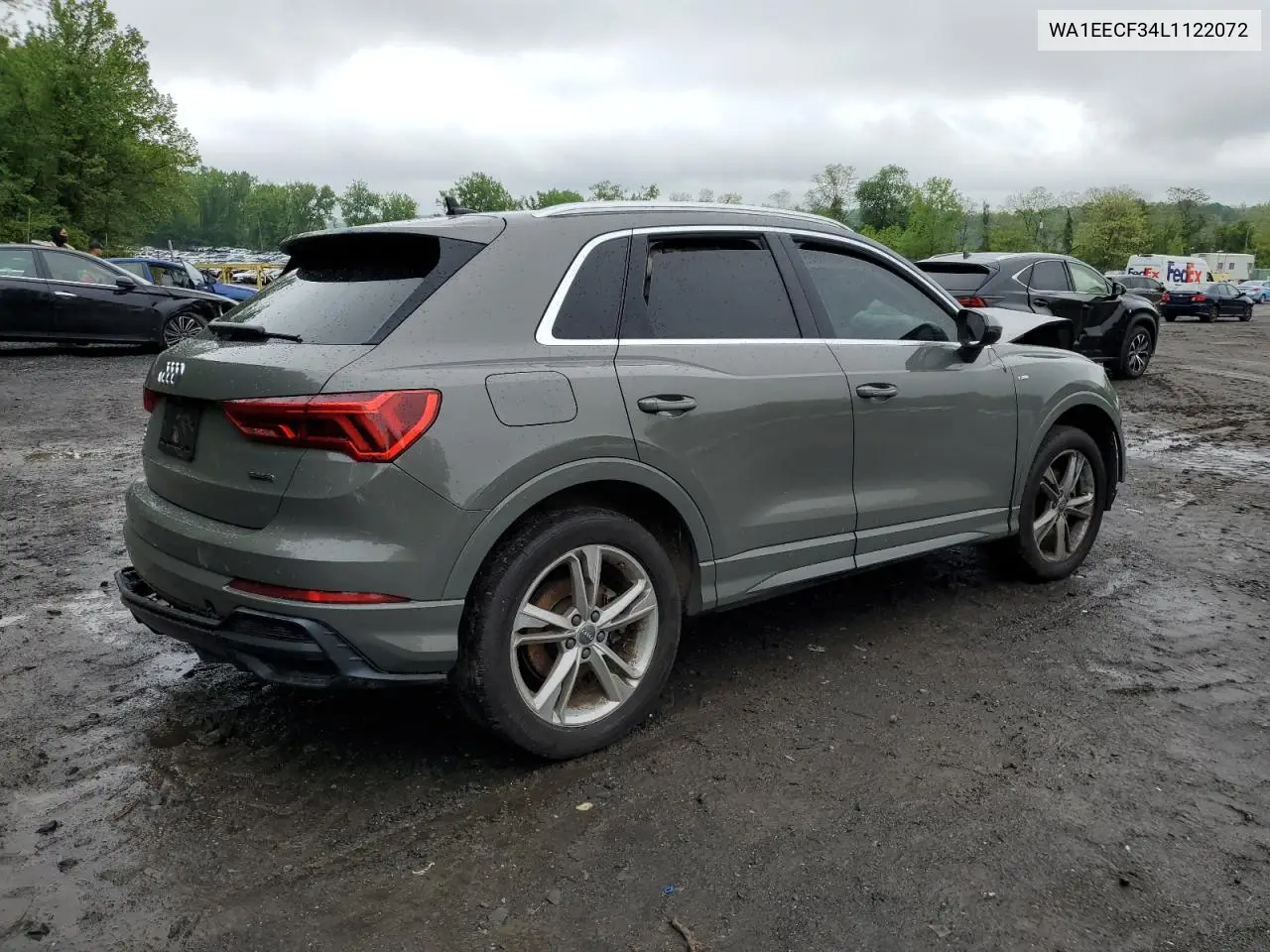 2020 Audi Q3 Premium Plus S-Line VIN: WA1EECF34L1122072 Lot: 56683865