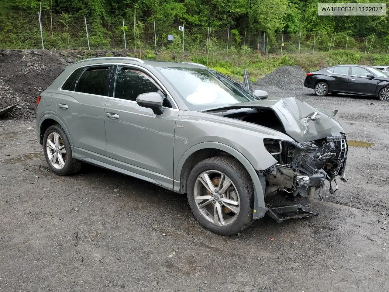 2020 Audi Q3 Premium Plus S-Line VIN: WA1EECF34L1122072 Lot: 56683865