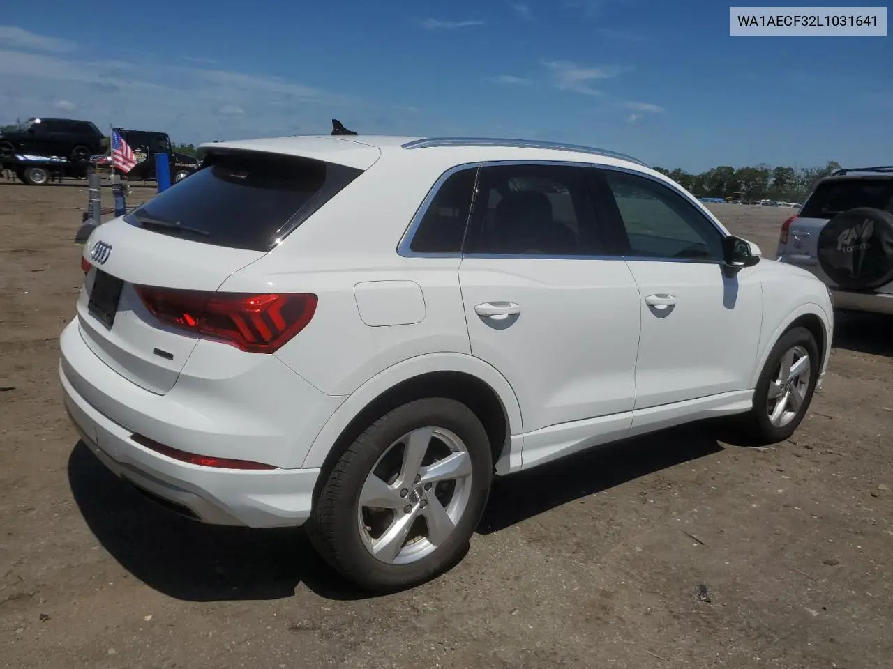 2020 Audi Q3 Premium VIN: WA1AECF32L1031641 Lot: 60266275