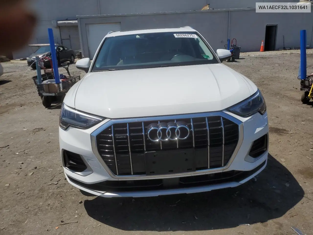 2020 Audi Q3 Premium VIN: WA1AECF32L1031641 Lot: 60266275
