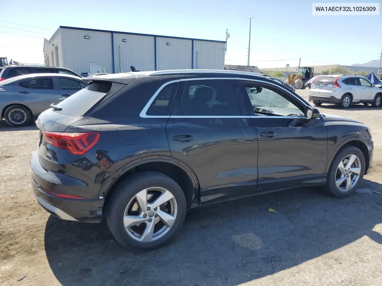 2020 Audi Q3 Premium VIN: WA1AECF32L1026309 Lot: 61504005